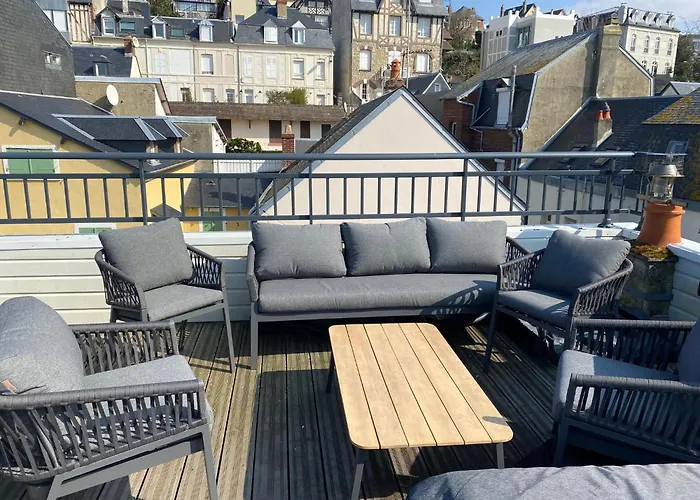 Terrasse Plein Soleil Hypercentre Trouville-sur-Mer